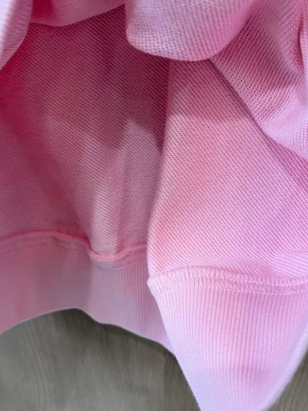 PARKE Pink Polka-Dot Letter Mock Neck Sweatshirt - Picture 6 of 7